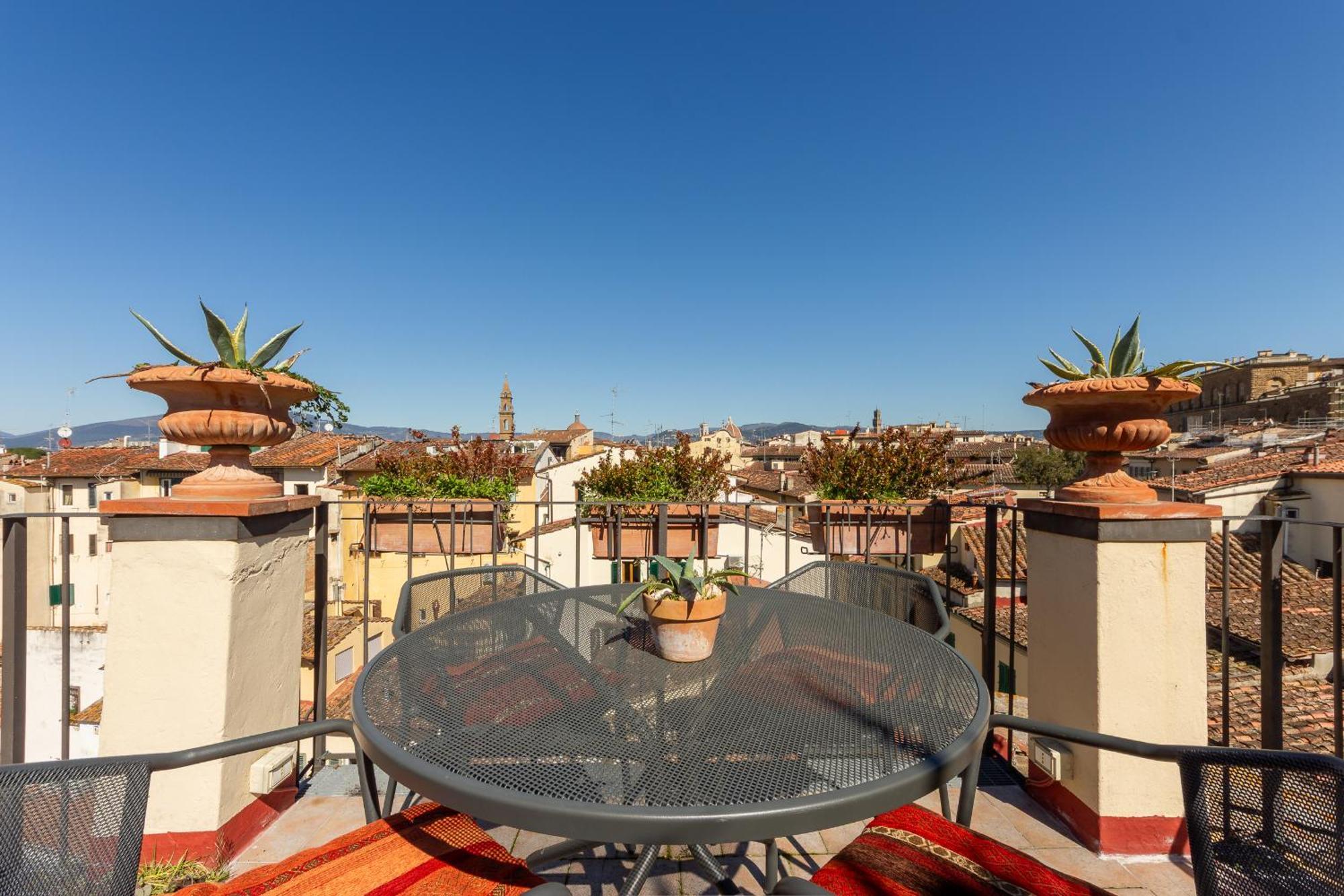 Ferienwohnung Borgo Tegolaio Terrace Florenz Exterior foto
