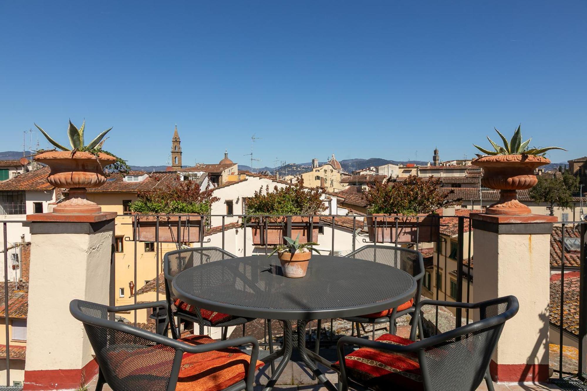 Ferienwohnung Borgo Tegolaio Terrace Florenz Exterior foto
