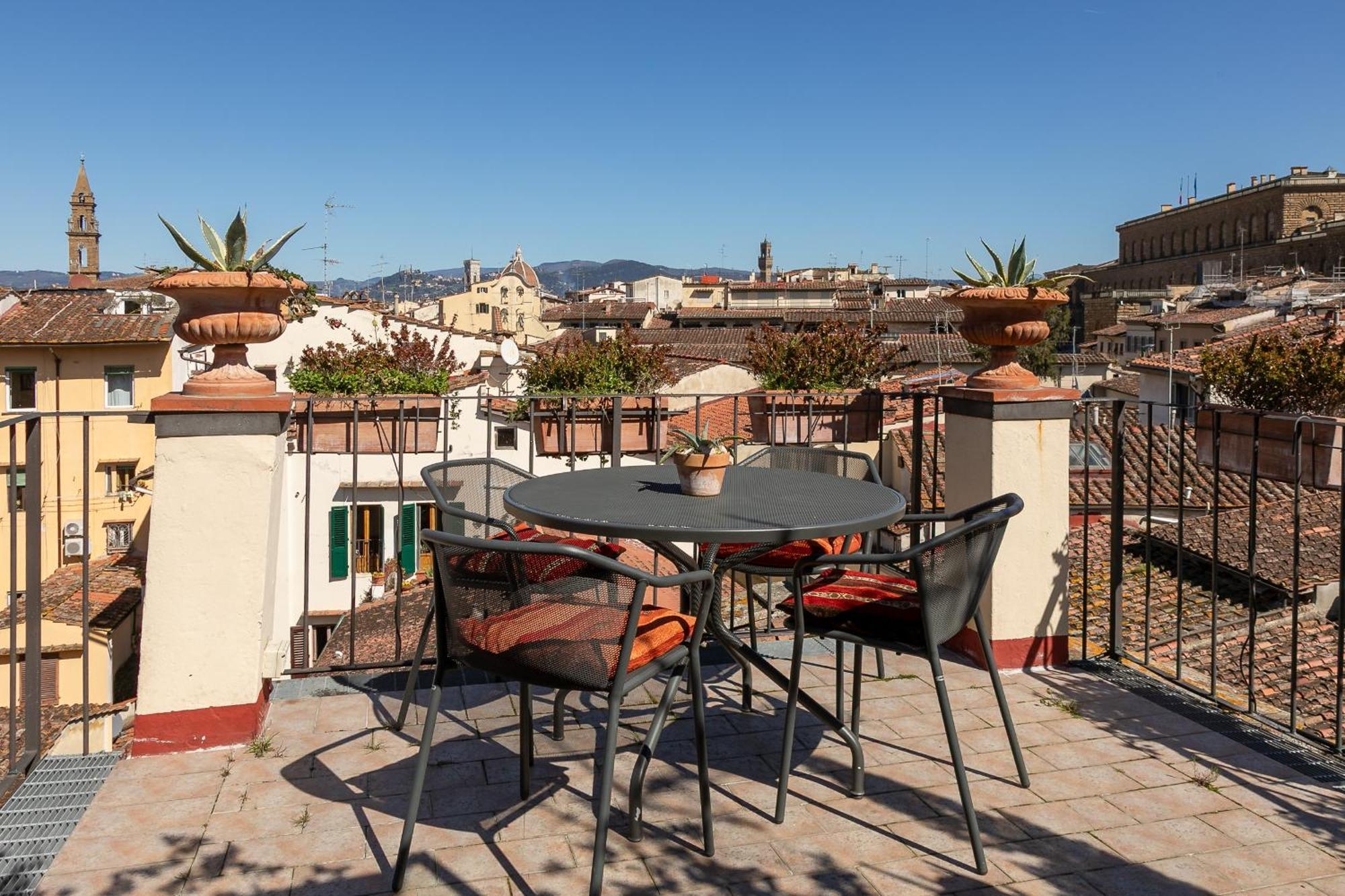 Ferienwohnung Borgo Tegolaio Terrace Florenz Exterior foto