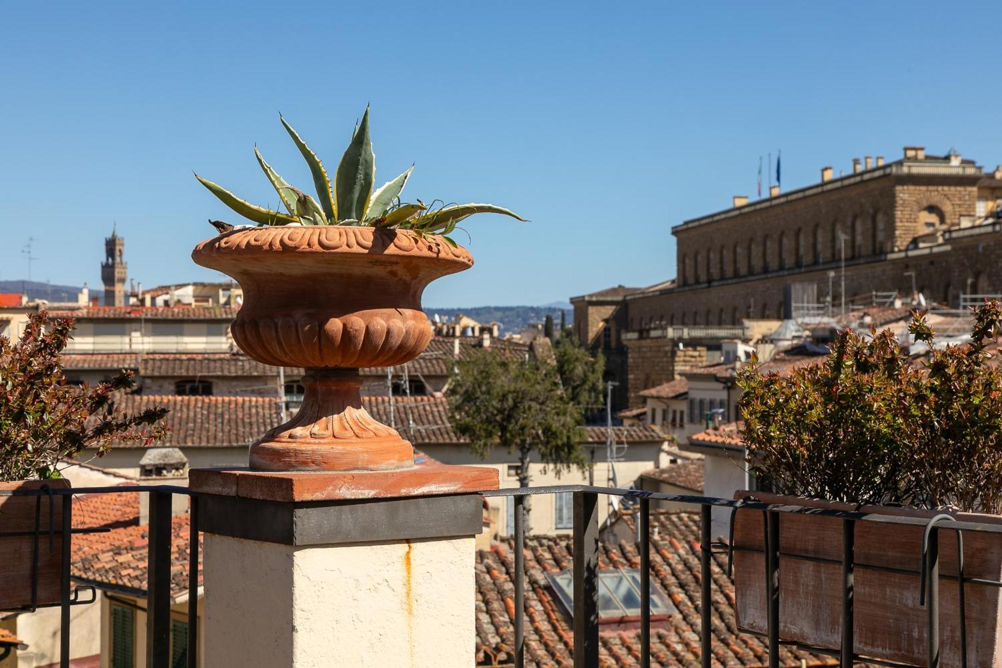 Ferienwohnung Borgo Tegolaio Terrace Florenz Exterior foto